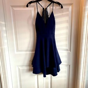 Short, navy dress